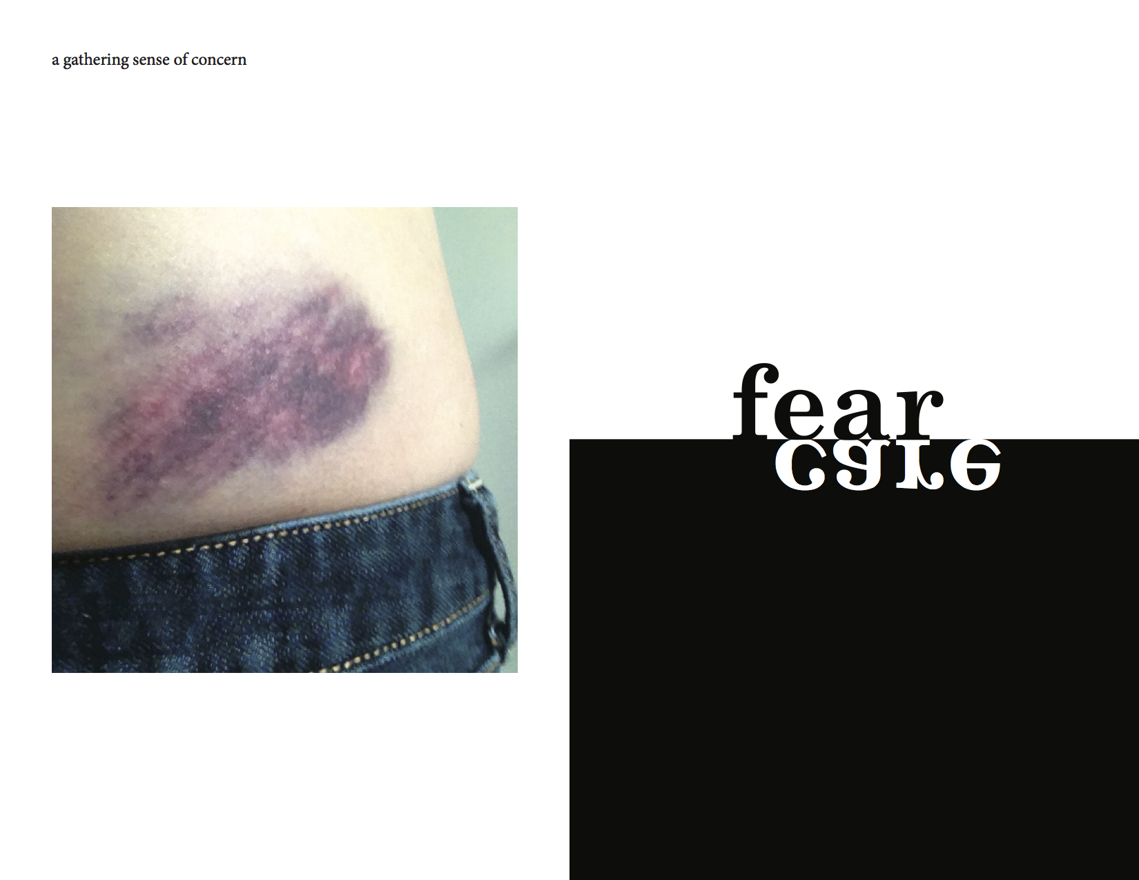 fear care spread copy